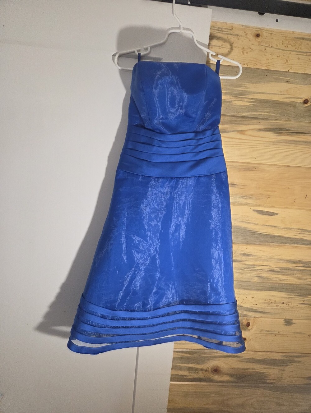 Gorgeous Royal Blue Semi Structured Sleeveless Formal Prom Wedding Guest Dress